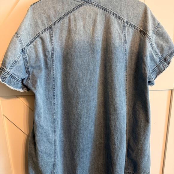 Denim Blue Mini Dress - Picture 3 of 3